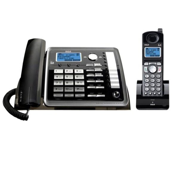 RCA® ViSYS™ 25255RE2 Two-Line Corded/Cordless Phone System with Answering System - Picture 7 of 7